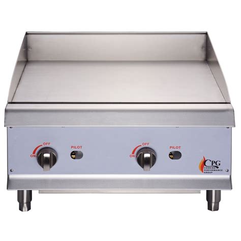 cooking performance group g24 24 gas countertop griddle